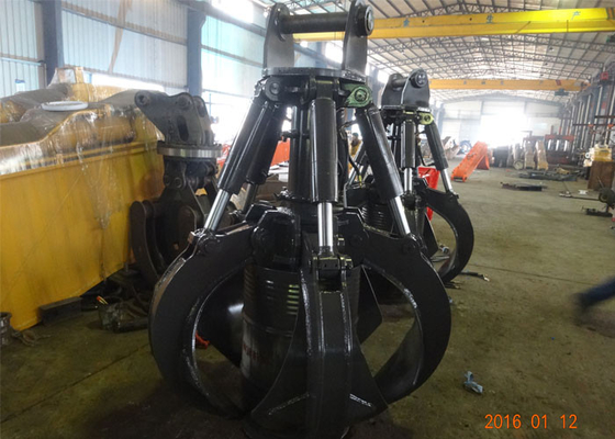 High Wear Resistant Orange Peel Scrap Grapple Less Downtime Multi Color