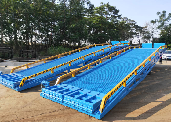 2000mm Width 10 Ton Container Q235B Mobile Yard Ramp