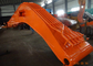 Heavy Duty Komatsu Excavator Long Boom , Orange High Reach Arm