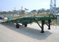 10 Ton - 15 Ton Portable Steel Loading Dock Ramps With Solid Tyres