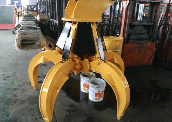 Rotate Hydraulic Orange Peel Grapple for PC220 Excavator Attachment